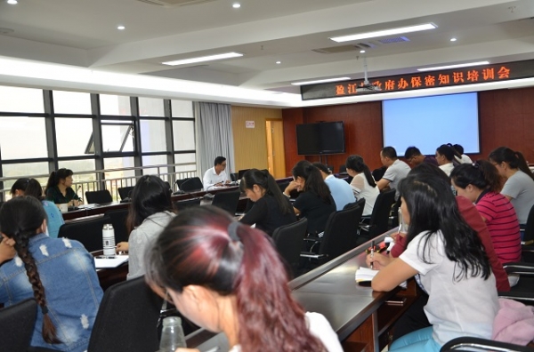 盈江县人民政府办公室组织召开保密知识培训会.JPG
