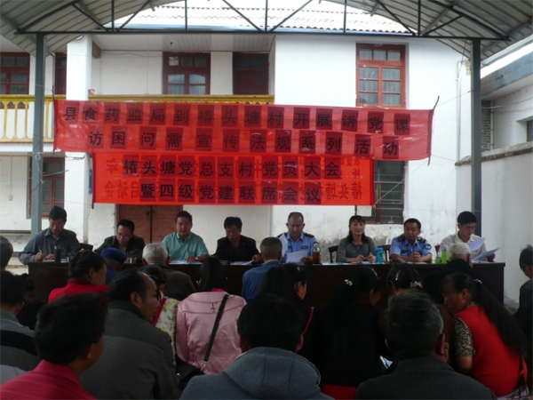 盈江县食药监局深入挂钩村开展农村食品安全宣传培训活动1.jpg