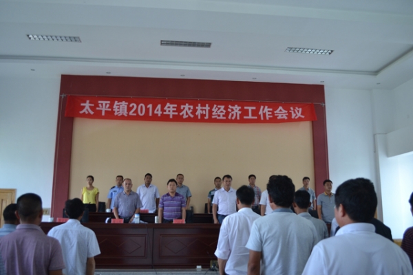 简报第30期 太平镇组织召开全镇2014年农村经济工作会议.JPG