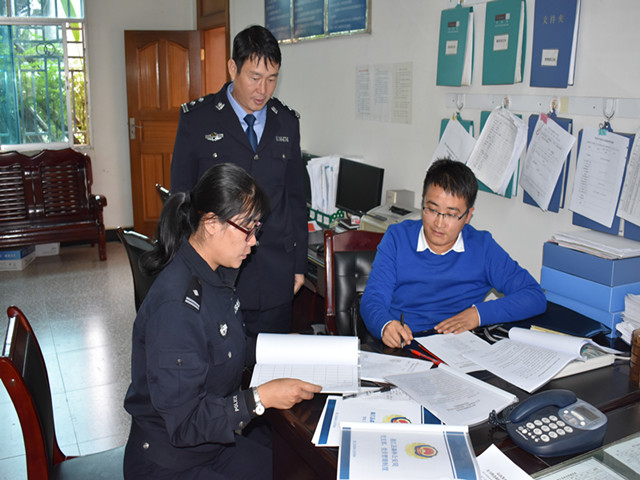 3县第五考核组到我局进行2016年度目标责任制考核