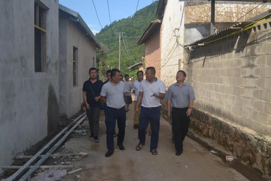 县委马副书记调研弄璋特色村寨建设情况