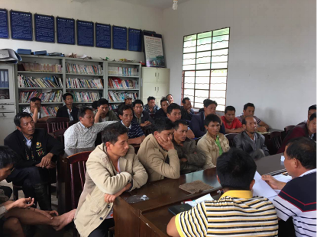 盈江县鼎兴农业发展有限公司发放青苗补助