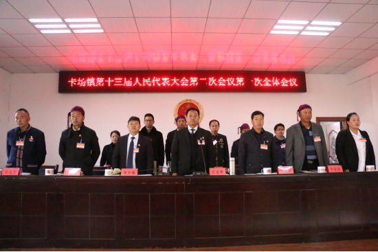 卡场镇第十三届人民代表大会第二次会议顺利召开9