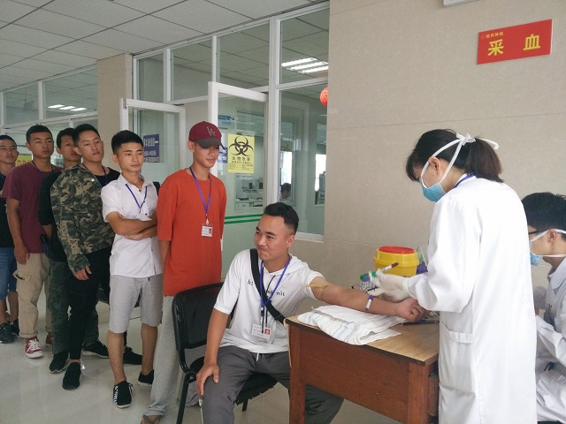 盈江县圆满完成2018年度征兵体检工作2